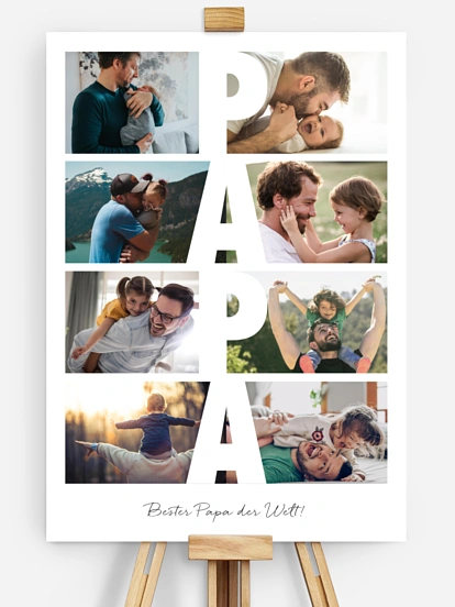 Poster Zeitsprung Papa