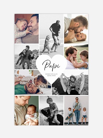 Poster Ostern Herzergreifend Papi