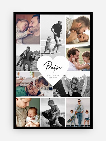 Poster Ostern Herzergreifend Papi