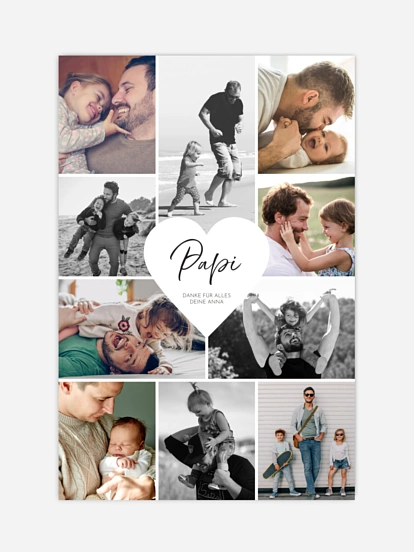 Poster Ostern Herzergreifend Papi