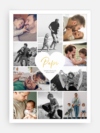 Poster Ostern Herzergreifend Papi