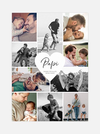 Poster Herzergreifend Papi