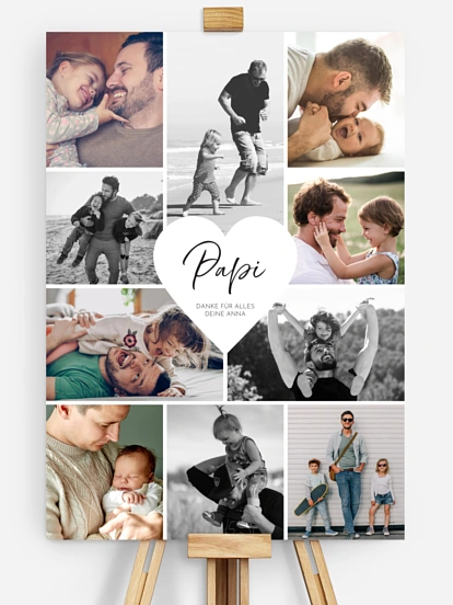 Poster Herzergreifend Papi