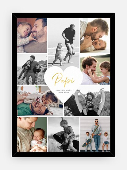 Poster Herzergreifend Papi