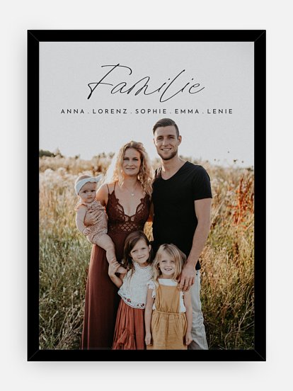 Poster Ostern Familien Erinnerung