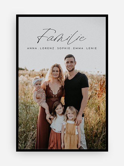 Poster Ostern Familien Erinnerung