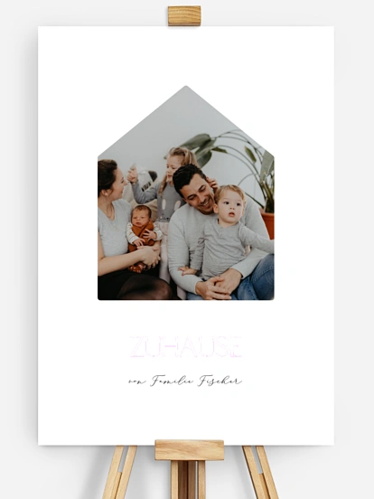 Poster Zuhause