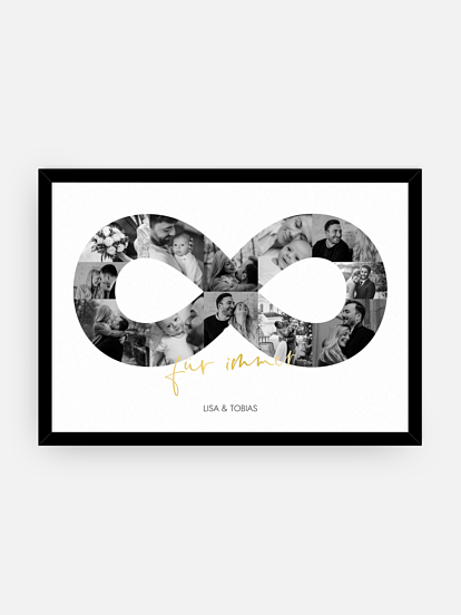 Poster Valentinstag Unendlich Wir