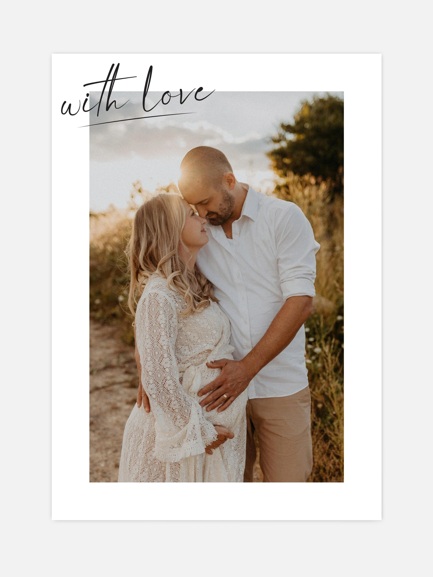 Poster Valentinstag Mit Liebe