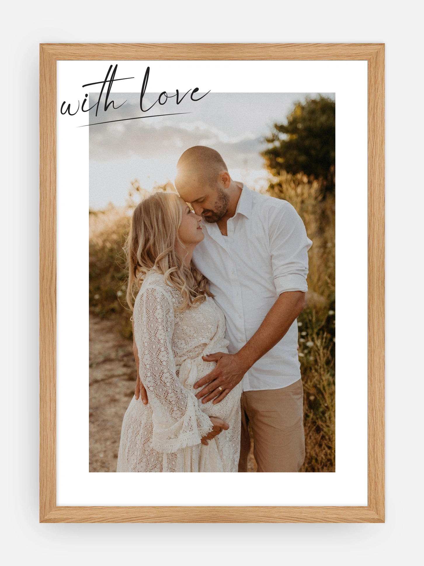 Poster Valentinstag Mit Liebe