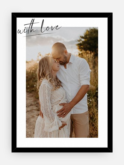 Poster Valentinstag Mit Liebe