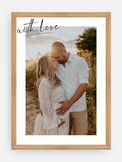 Poster Valentinstag Mit Liebe