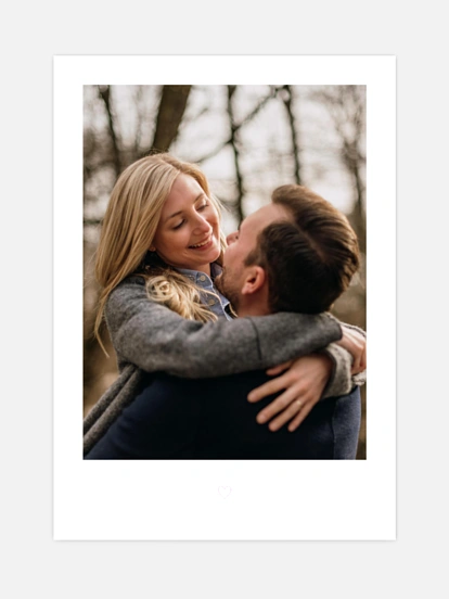 Poster Valentinstag Instant Heart