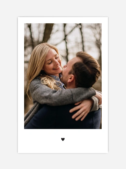 Poster Valentinstag Instant Heart