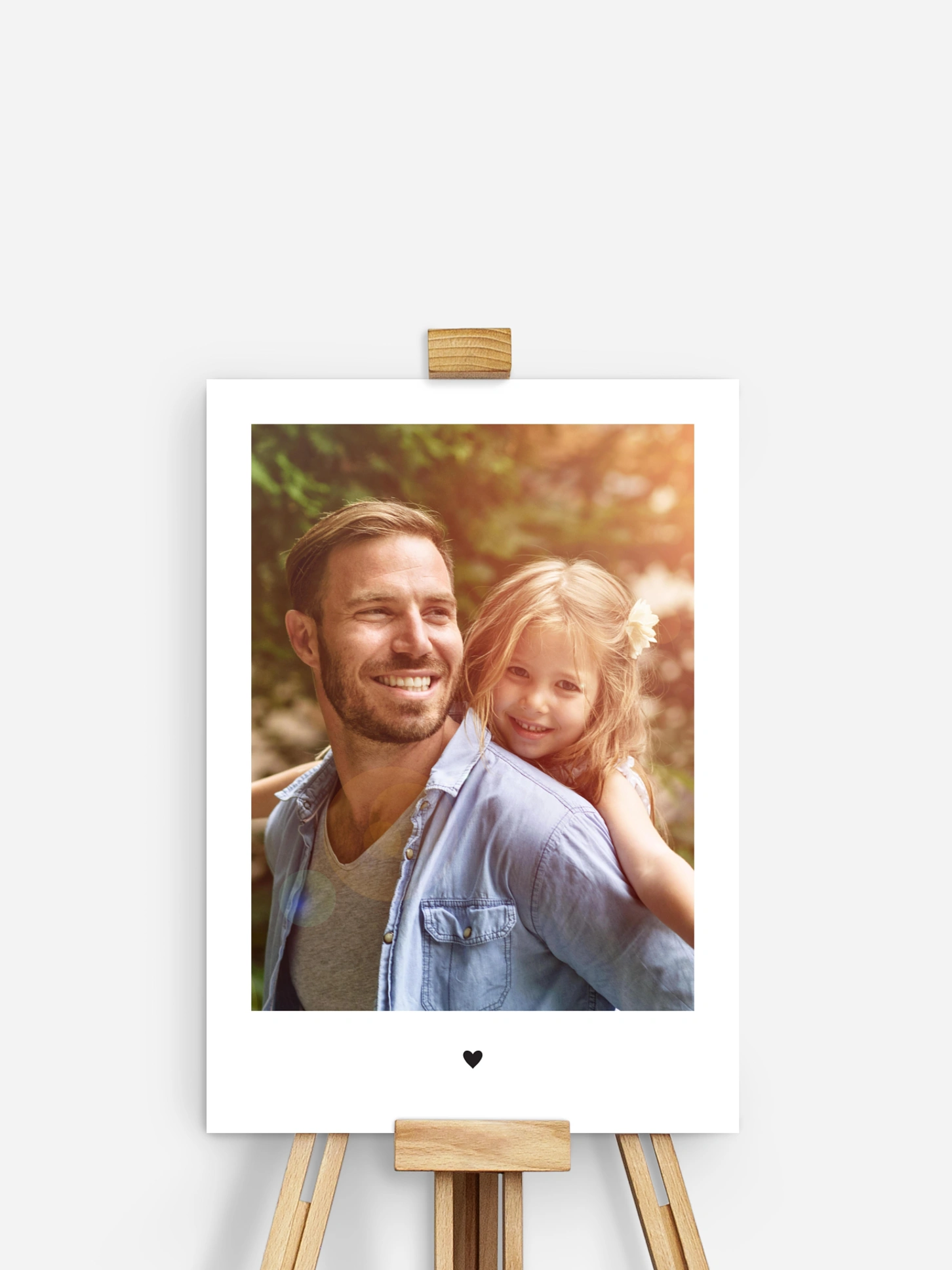 Poster Vatertag Instant Heart