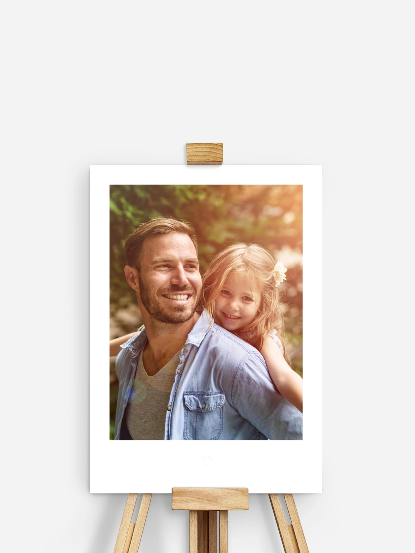 Poster Vatertag Instant Heart