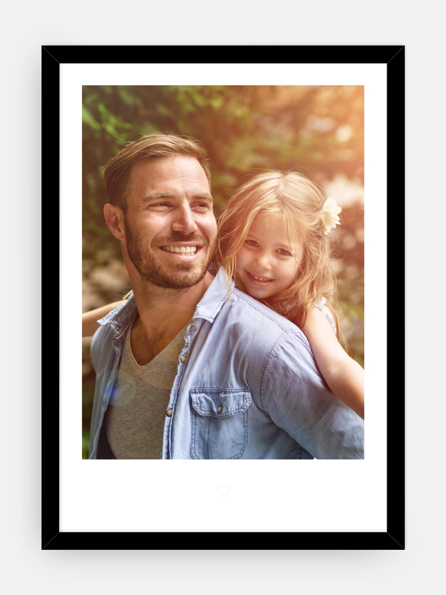 Poster Vatertag Instant Heart