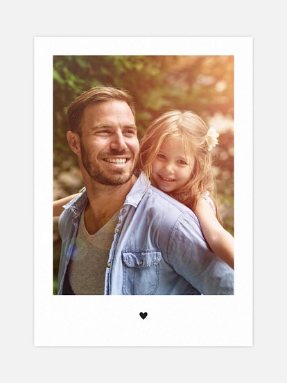 Poster Vatertag Instant Heart