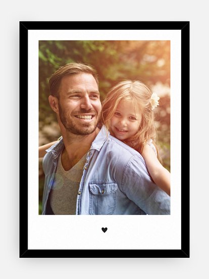 Poster Vatertag Instant Heart