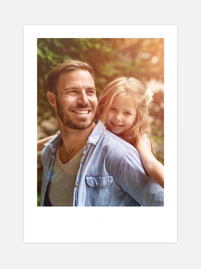 Poster Vatertag Instant Heart