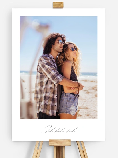 Poster Valentinstag Instant Signature