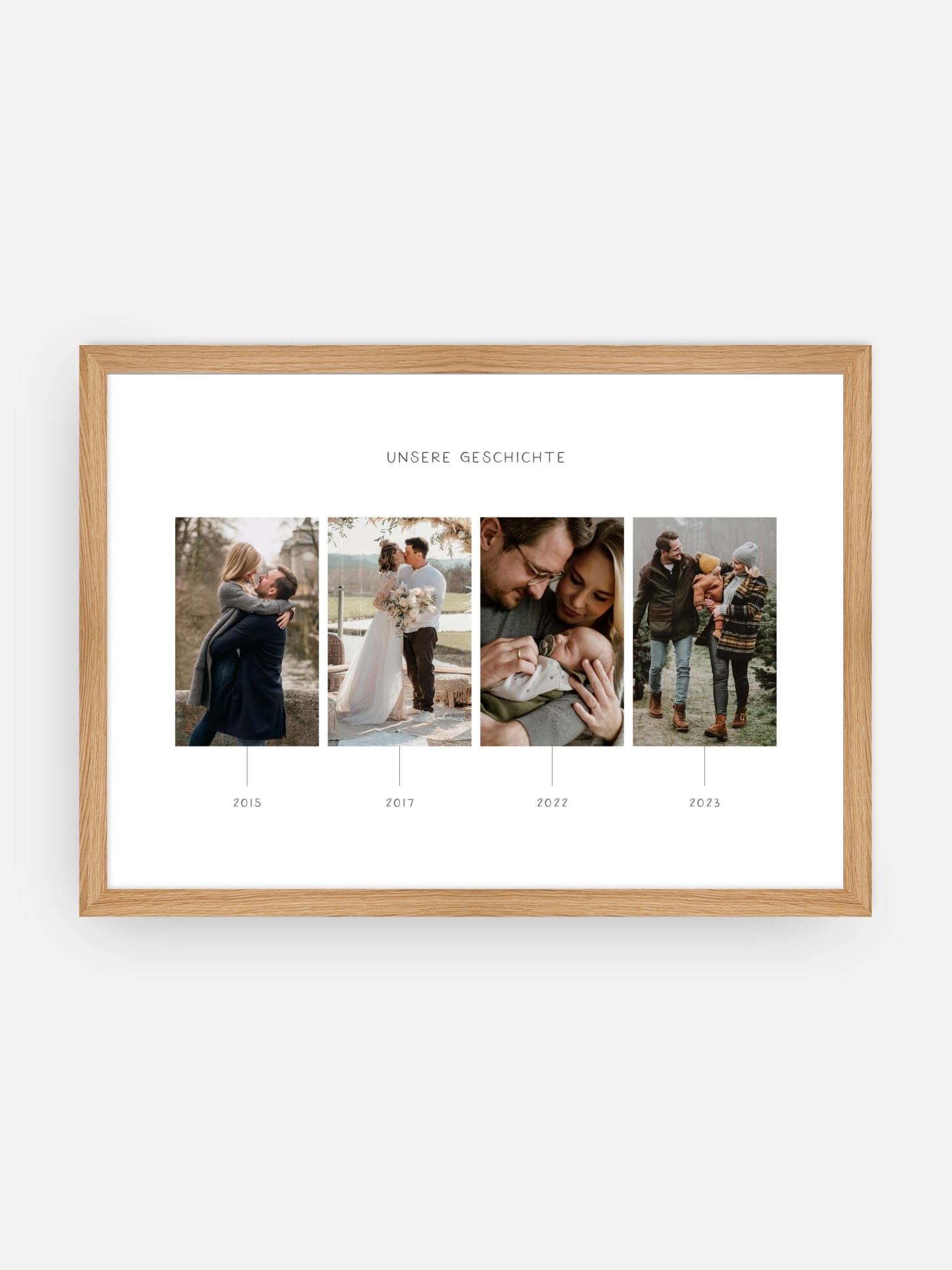 Poster Valentinstag Unsere Geschichte