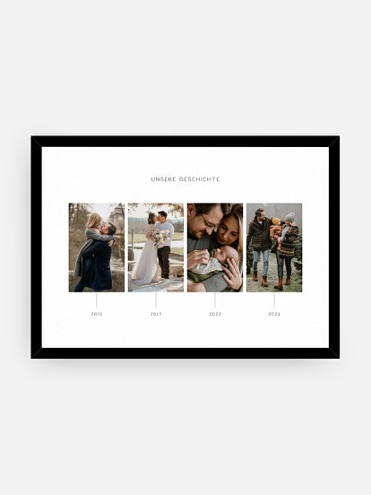 Poster Valentinstag Unsere Geschichte