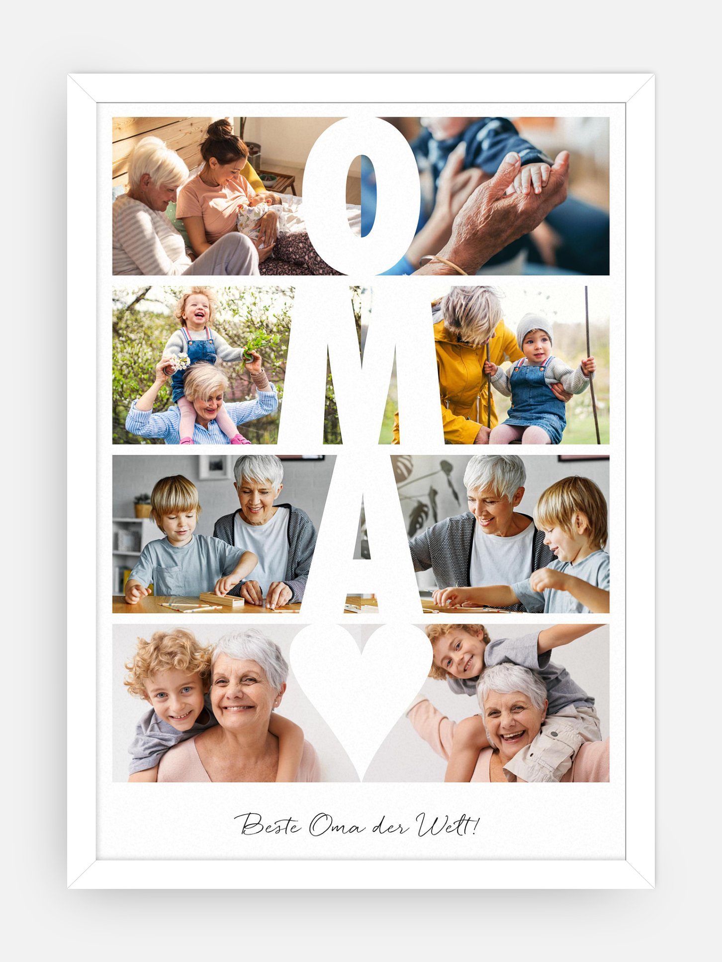 Poster Muttertag Zeitsprung Oma