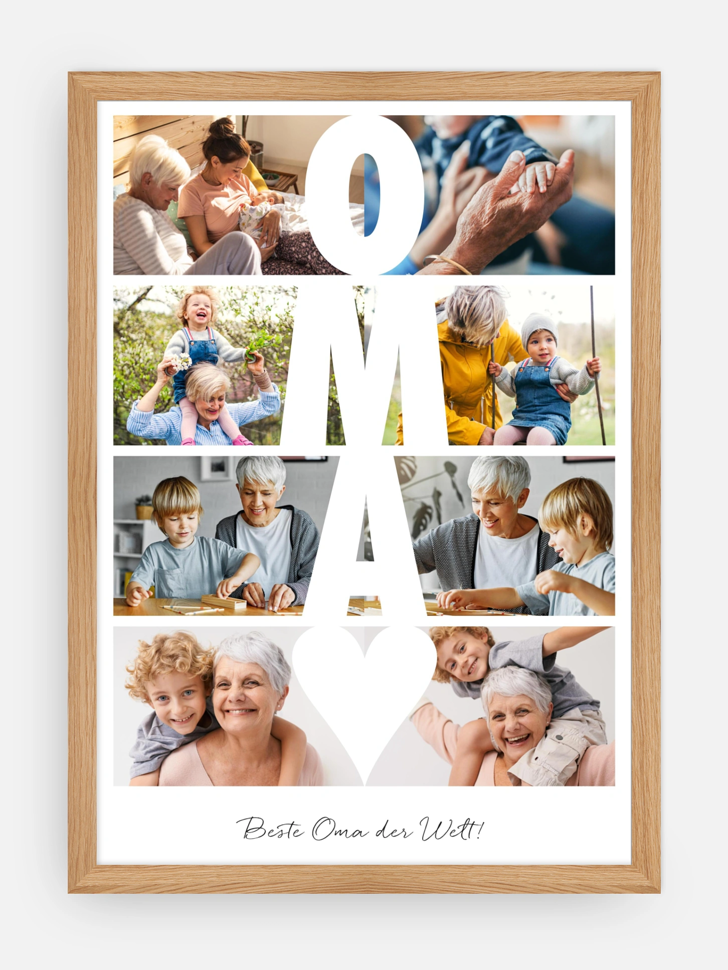 Poster Muttertag Zeitsprung Oma