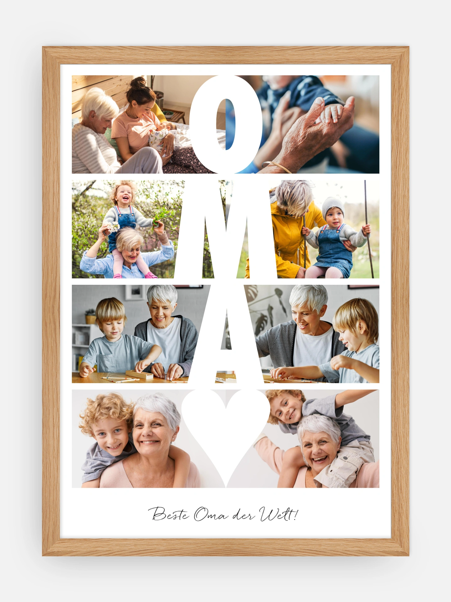 Poster Muttertag Zeitsprung Oma