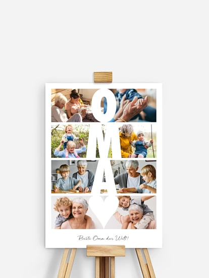 Poster Ostern Zeitsprung Oma