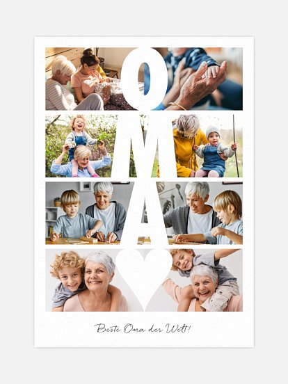 Poster Ostern Zeitsprung Oma