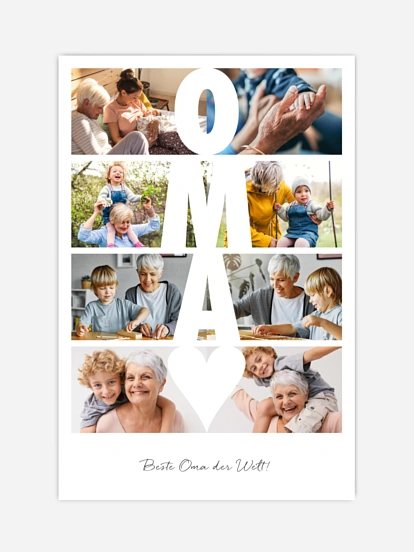 Poster Ostern Zeitsprung Oma