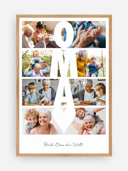 Poster Ostern Zeitsprung Oma
