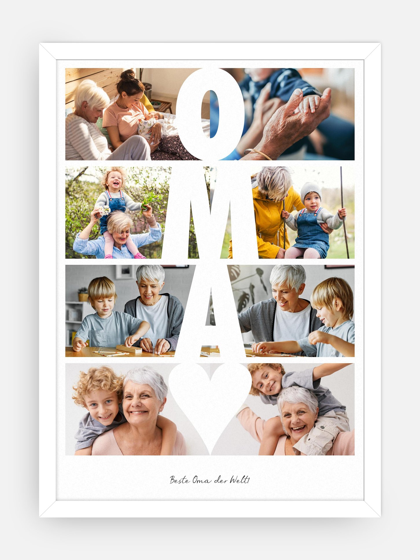 Poster Zeitsprung Oma