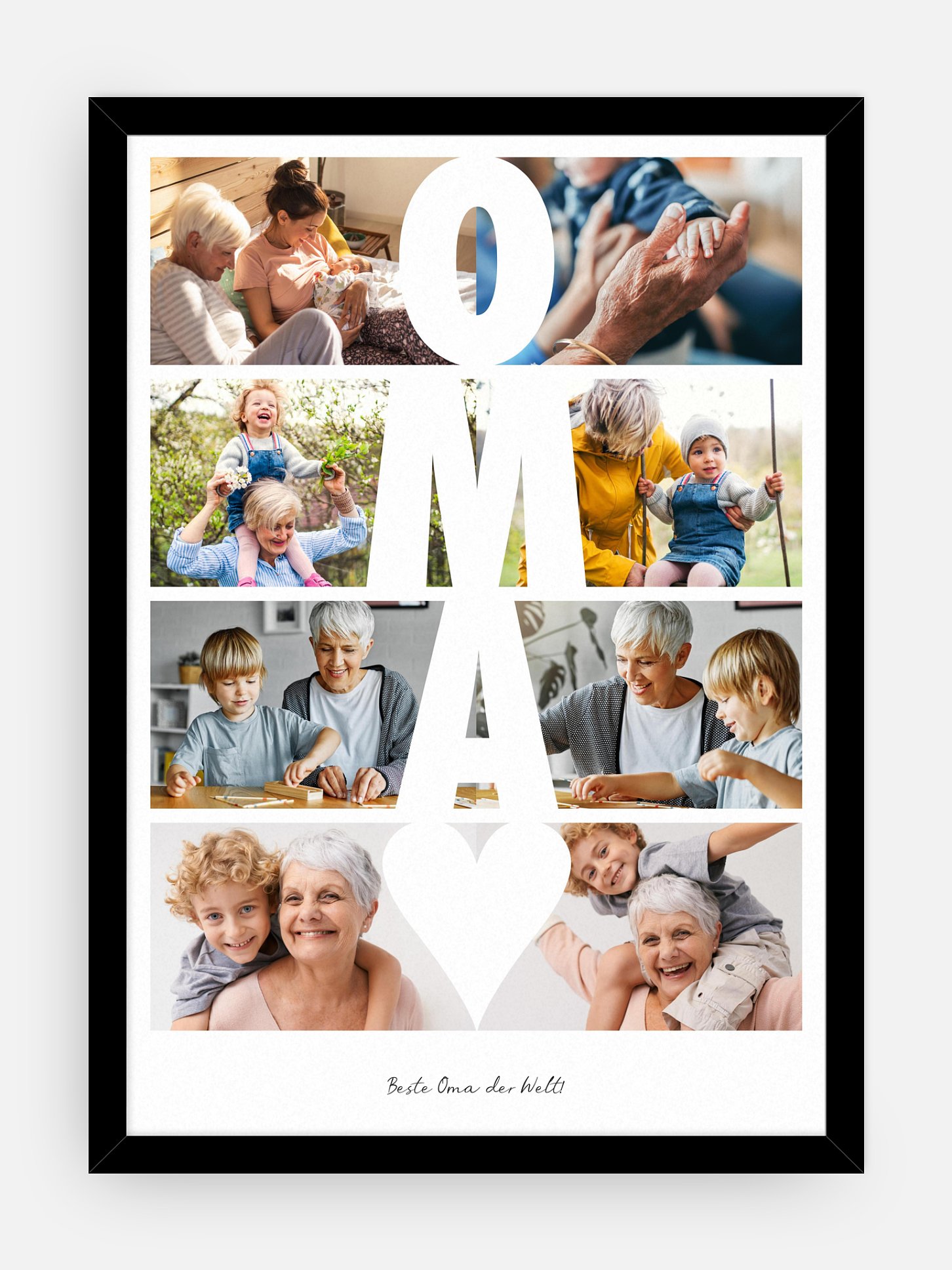 Poster Zeitsprung Oma