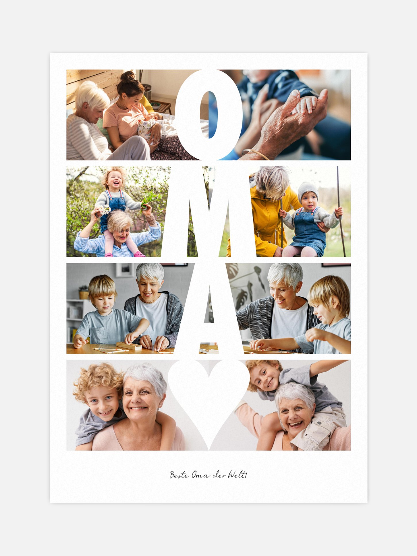 Poster Zeitsprung Oma