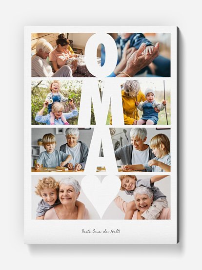 Poster Zeitsprung Oma