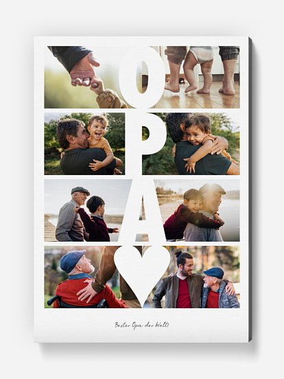 Poster Zeitsprung Opa