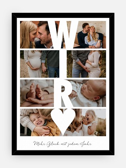 Poster Ostern Zeitsprung Familie