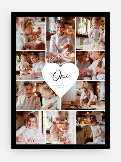 Poster Ostern Herzergreifend Omi