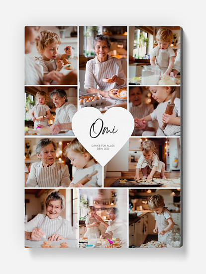 Poster Herzergreifend Omi