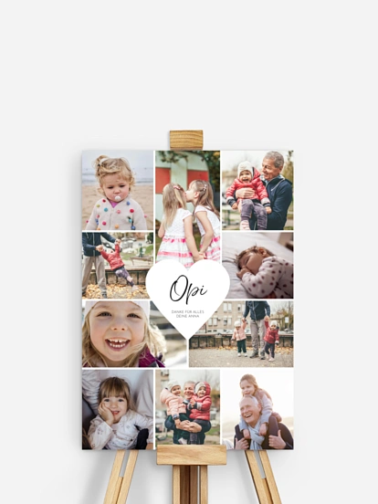 Poster Ostern Herzergreifend Opi