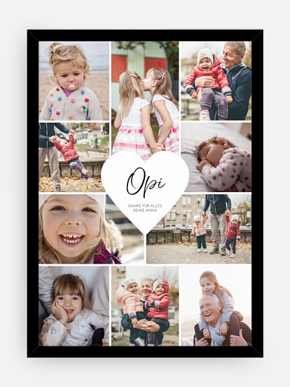 Poster Ostern Herzergreifend Opi