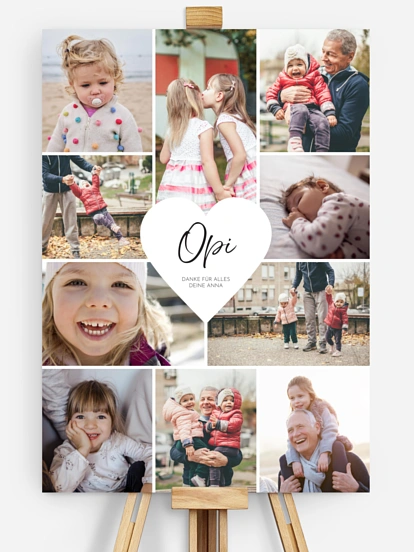 Poster Ostern Herzergreifend Opi