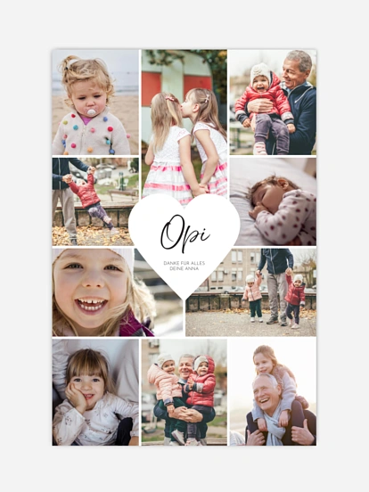 Poster Ostern Herzergreifend Opi