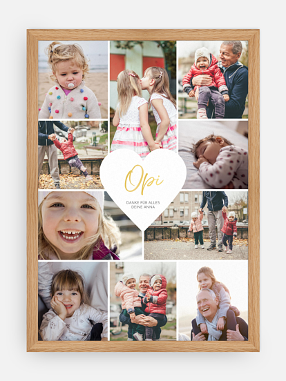 Poster Ostern Herzergreifend Opi