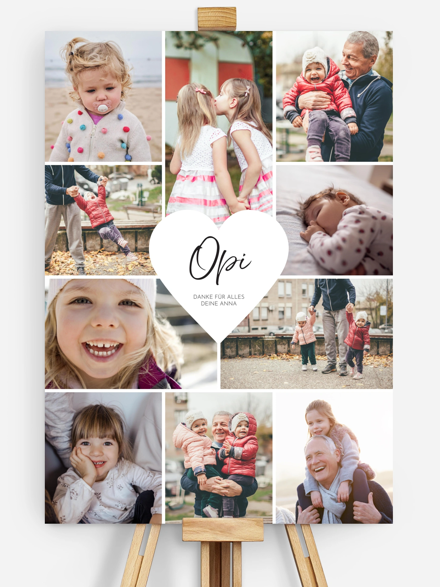 Poster Herzergreifend Opi