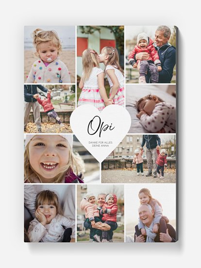 Poster Herzergreifend Opi