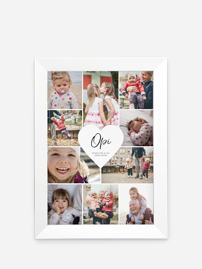 Poster Vatertag Herzergreifend Opi